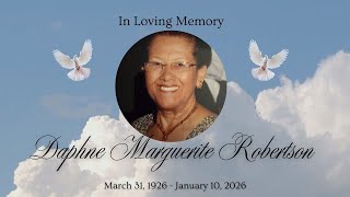 Daphne Marguerite Robertson - Celebration of Life