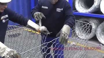 Double Twisted Hexagonal Gabion Boxes  Installation Tutorial Video