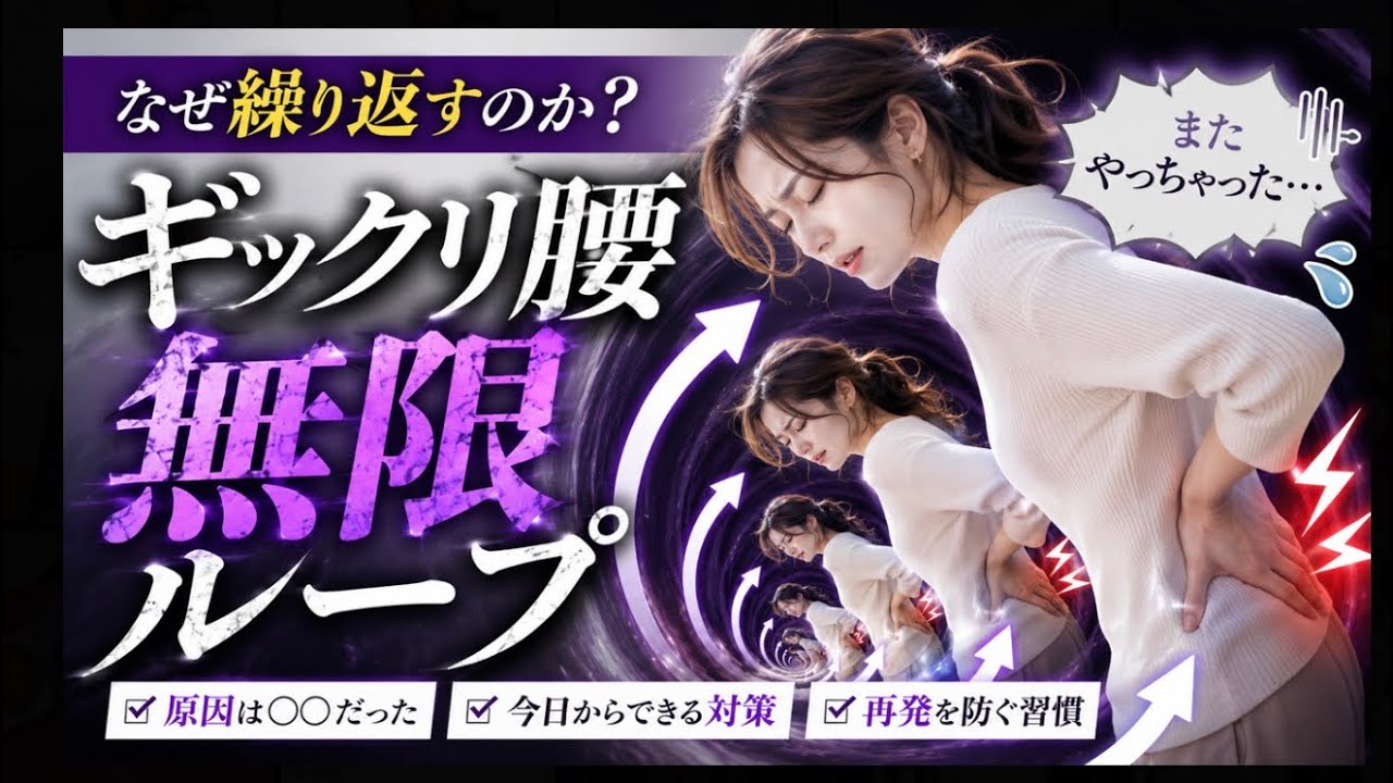 CHIROPRACTIC 脊椎治療の理論と技術 A single chiropractic treatment to break the endless loop of lower