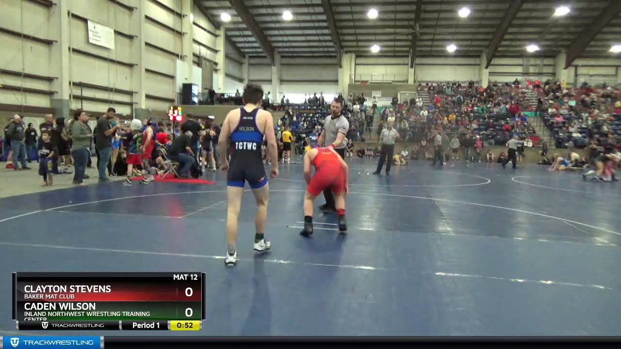 Middle School 130 Caden Wilson Inland Northwest Wrestling Training Center Vs Clayton Stevens Baker