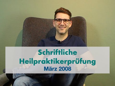 Schriftliche Heilpraktikerprüfung März 2008 - Alle Fragen mit Lösungen