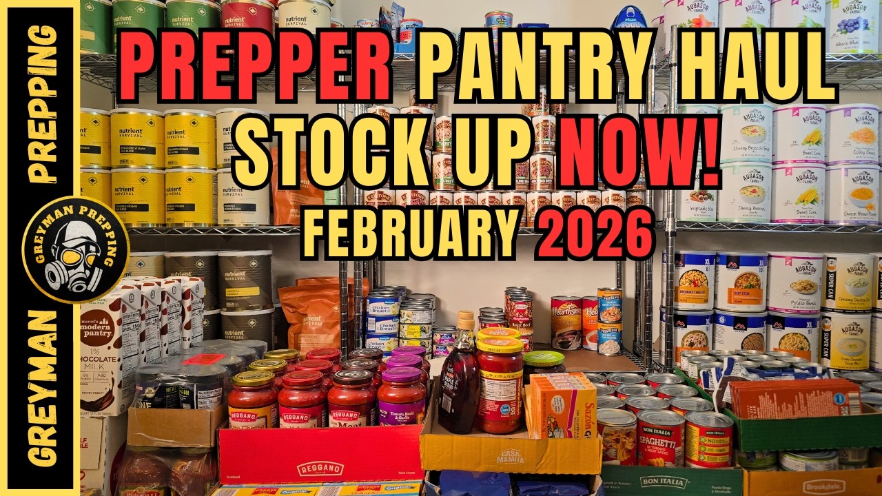 STOCK UP NOW | Prepper Pantry Haul
