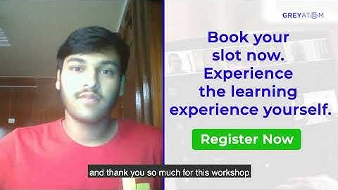 5 Day Data Science Workshop | data science for beginners | Shashwat Testimonials