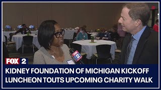 Kidney Foundation of Michigan kickoff luncheon touts upcoming charity walk