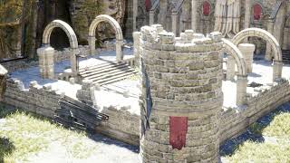 Unreal Engine 4.25 use Infinity Blade assets to create your first level (Sequencer demo video)