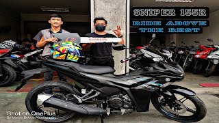 BUYING MY NEW MOTORCYCLE | YAMAHA SNIPER 155R 2023 | RIDE ABOVE THE REST | TEST RIDE