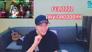 BANGCHAN REACTION TO CHRISTMAS EVEL MUSIC VIDEO BY STRAY KIDS