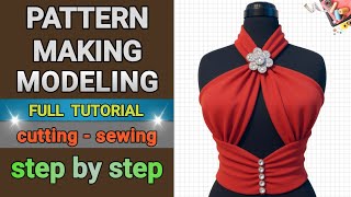 Fashion Design Tutorial | Pattern Making, Sewing, Cutting & Draping (Beginner to Pro)