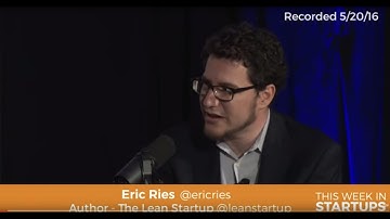 Eric Ries, author "The Lean Startup": test & experiment, turn your feeling into a hypothesis