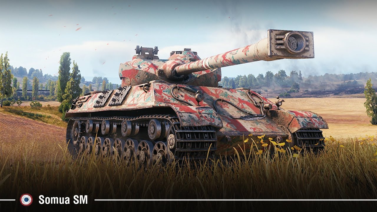 как играть в 21 Somua SM | Встречный бой на Прохоровке