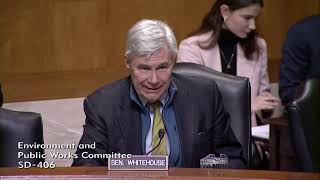 Sen. Whitehouse Questions EPA Assistant Administrator on the Public Health Risks of Toxic Chemicals