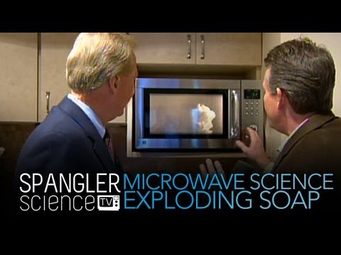 마이크로파 과학-폭발 비누-차가운 과학 실험
