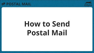 EZLynx 5 - How to Send Postal Mail