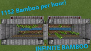 Simple & Efficient BAMBOO FARM Tutorial ¦ Minecraft Bedrock and Java 1.19