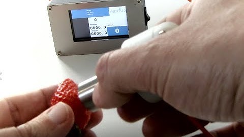 Agrosta Kalmos : Firmness tester designed for Kiwis, Avocados, Mangos, Lemon, Orange and Strawberry