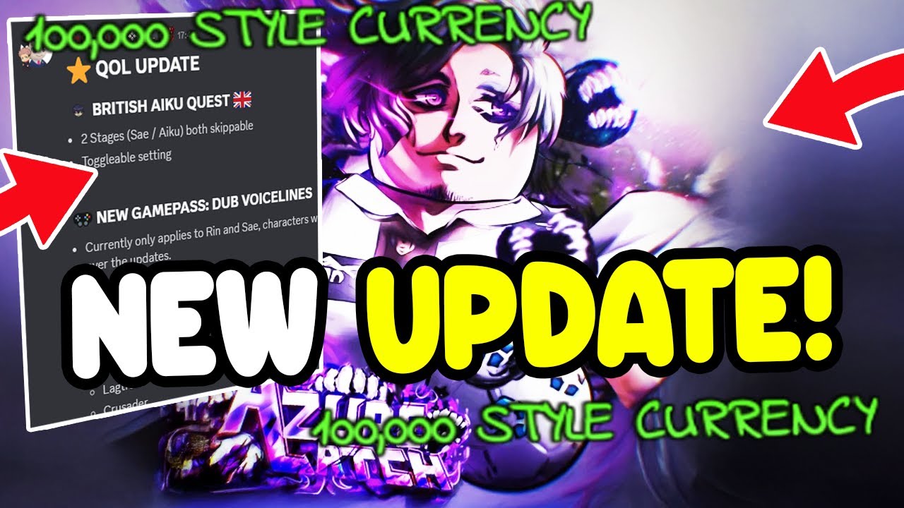 AZURE LATCH NEW QOL UPDATE! (CODES, BRITISH AIKU QUEST SHOWCASE / QOL ...