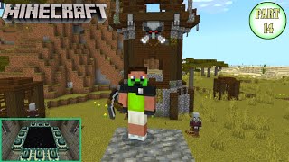 Fighting pillagers and end portal/Minecraft part 14 in tamil on vtg!