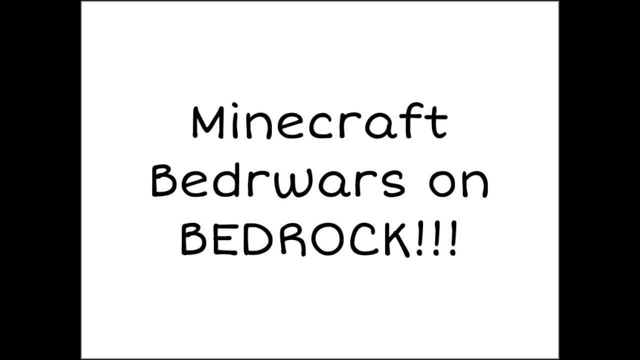 How To Make Your Own Bedwars In Minecraft Bedrock