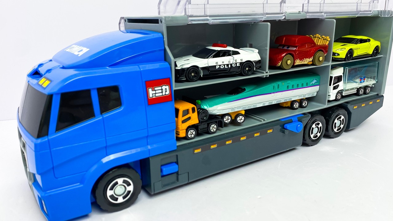 トミカ☆世界の高級な車のミニカーを開封してコンボイへ収納☆ホンダ