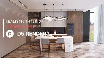 Realistic Interior Render with D5 Render | Pantry 224 |  Downloadable Project File Included
