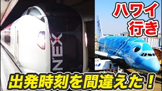 国際線出発２時間前にまだ東京駅　間に合わせる【ひとくち動画#5 1905ハワイ22】東京駅→成田空港駅 5/24-02