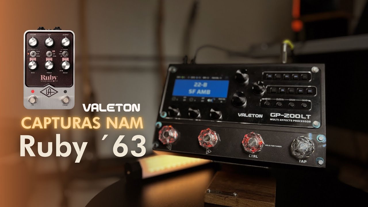 Presets e Capturas NAM VALETON GP200 | RUBY UAD + DRIVES - YouTube