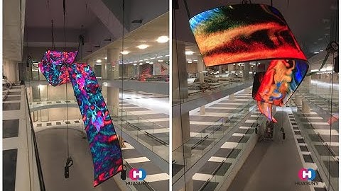 Huasuny Thin Flexible LED Screen Soft LED Module P1.6 P2.5 P3 P4