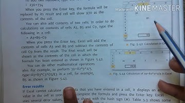 Computer :- class 6th :- chapter - MS Excel 2010 : Formatting and Calculations  ( part-4)