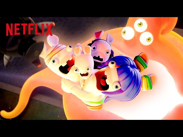 Rampaging Rabbid Royale 🤯 Rabbids Invasion Special: Mission to Mars | Netflix After School class=