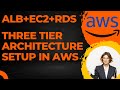 Three tier architecture application architecture setup using the albload balancerec2rds