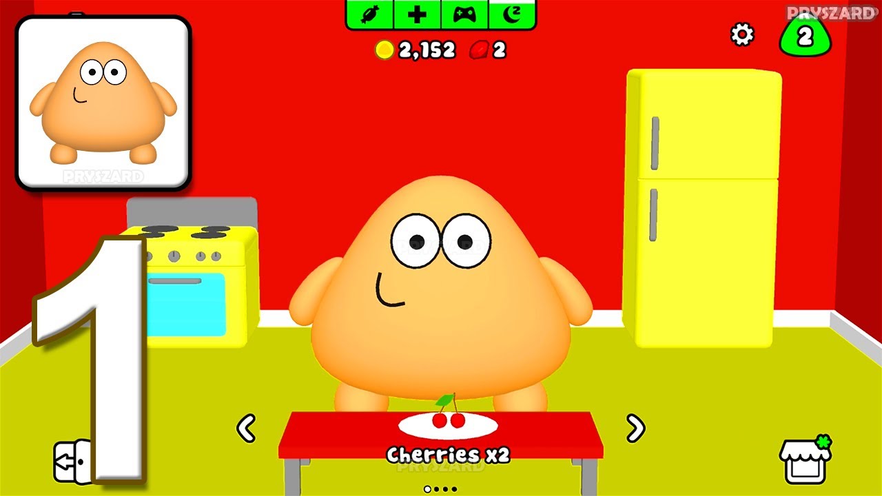 Pou 3D - Gameplay Walkthrough Part 1 - Pou 3D MiniGames (iOS, Android)