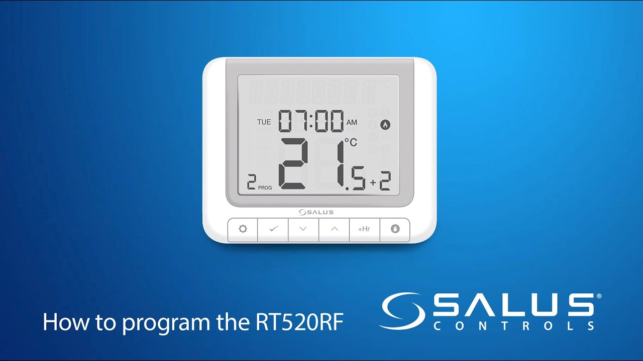 TERMOSTATO AMBIENTE DIGITAL FRIO−CALOR RTE 520RF OpenTherm SALUS