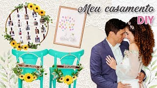 MY DIY WEDDING #2 - Photo wall, bride and groom's chair, signature board screenshot 2