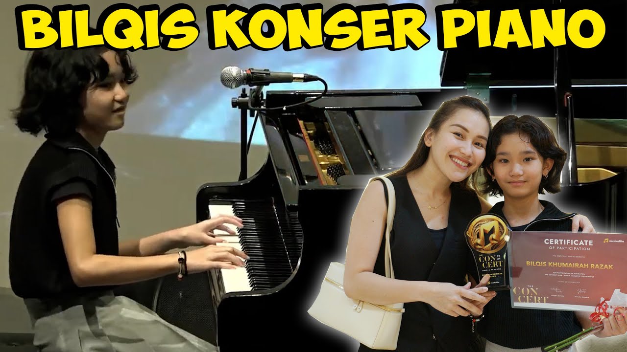 BILQIS NANGIS SETELAH KONSER PIANO?!?!