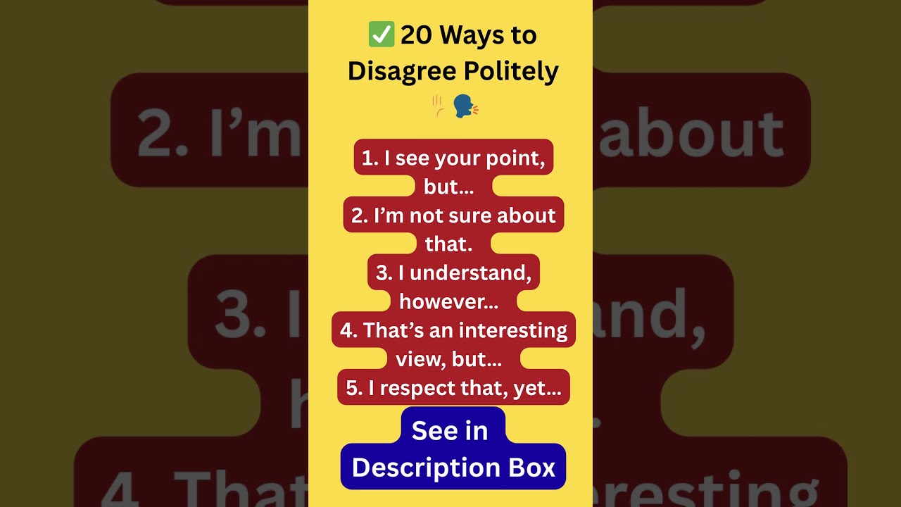 You Won T Believe How EASY It Is To Disagree Without Offending