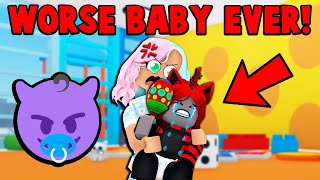 Becoming the WORSE CHILD at TWILIGHT DAYCARE! (Roblox)