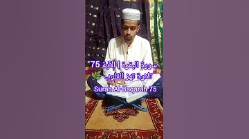 💫 تلاوة تهز القلوب 🌙 | سورة البقرة الآية 75 | Surah Al-Baqarah Ayah 75 🕋#quran