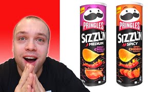 Pringles Sizzl'n Medium Sweet Chilli & Spicy Chorizo | NEW | Tesco | Food Review