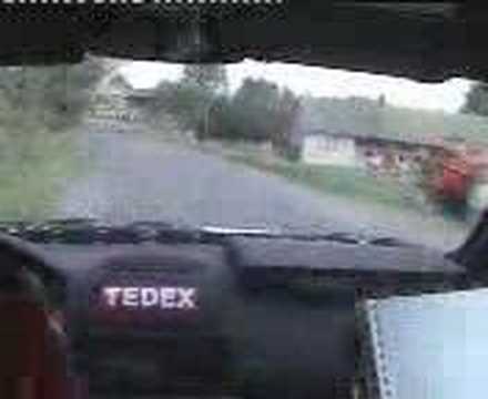 Robert Gryczyski onboard crash - Krakowski Rally 2...