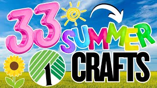 33 GENIUS ๐ธ SUMMER Dollar Tree DIY Crafts. SUMMER Crafts