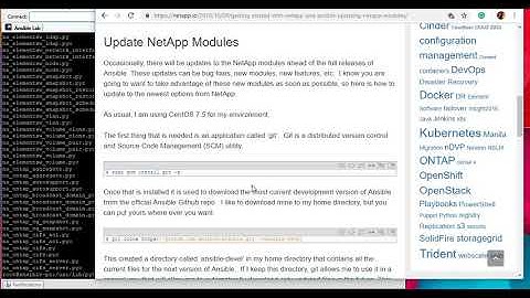 2. Install Ansible NetApp Modules
