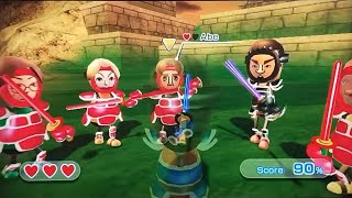 Wii Sport Resort, Swordplay Showdown But I Keep The Red Armor Alive, Stage 16 (FR/EN)