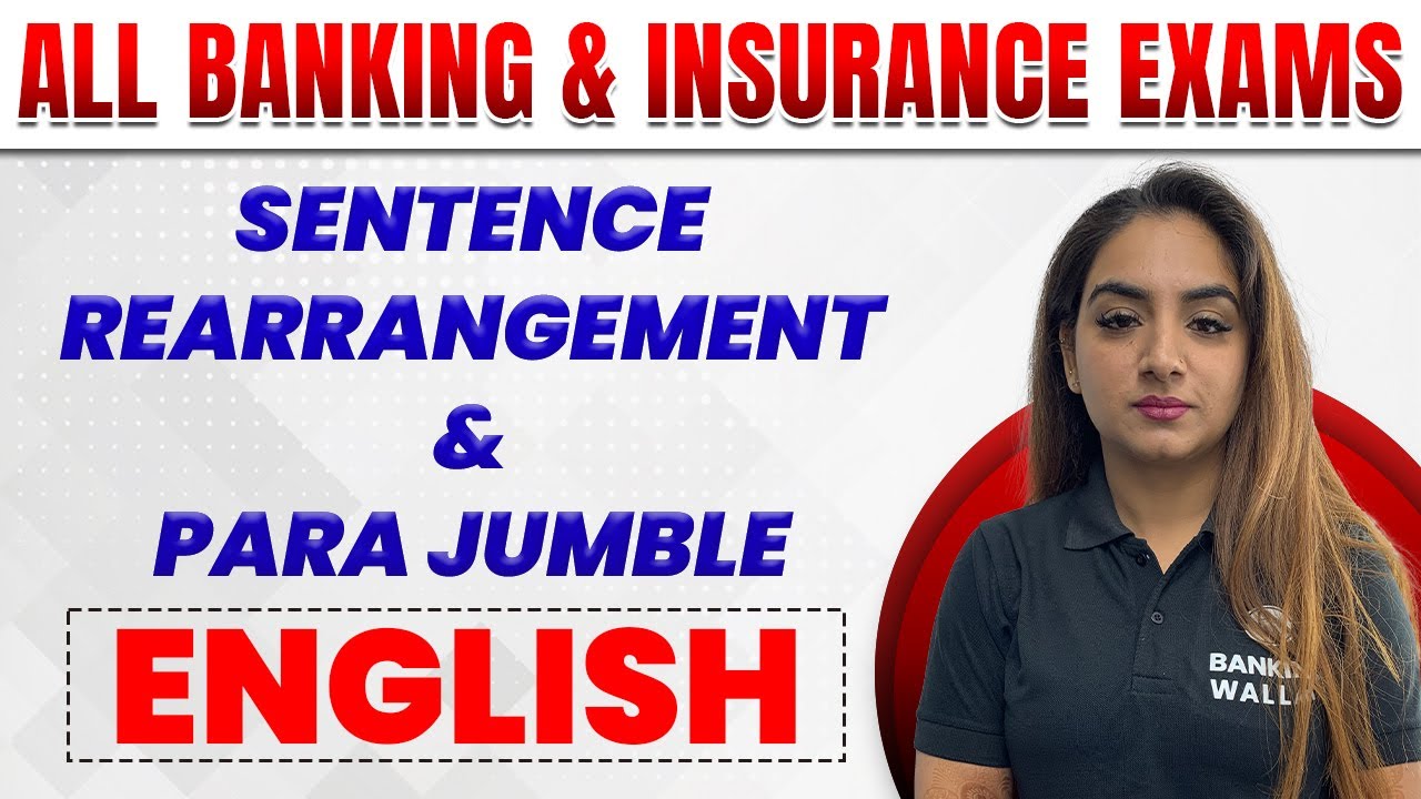 Sentence Rearrangement and Para Jumble | English | Banking and ...