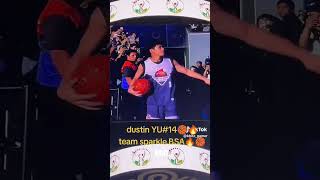 Dustin. YU #14 team sparkle Bida sa arena W/ #1 cheer leader @biancadevera 🥰💛🩷