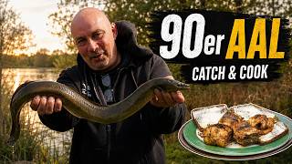 90er Aal im Altarm gefangen! Catch & Cook