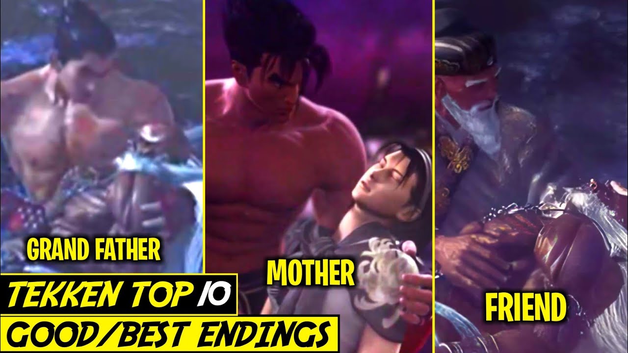 Tekken Top 10 Best and Good Endings explained in | Hindi
