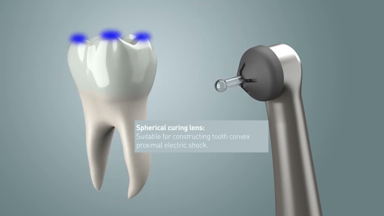 Dental LED Curing Light Cordless 1 Second Cure DeepCure Ultra Wide Specturm Band