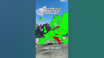 Day 13 of trying to get a subscriber from every European country! #shorts #fyp #mapping #mapper #eu