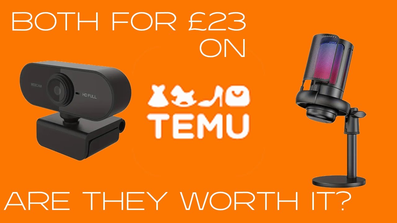 TEMU Webcam and Microphone - Are they worth it? - YouTube
