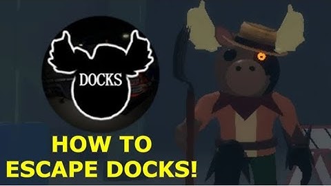 How to ESCAPE PIGGY BOOK 2: CHAPTER 9 DOCKS + ENDING CUTSCENE! (Walkthrough) [ROBLOX]